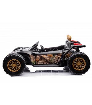 COCHE ELÉCTRICO DEPORTIVO 24V, LE-JS3168 NEGRO, 2 PLAZAS, RC - LE13572